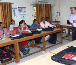 Mr Daman Ahuja, AGCA Secretariat facilitates the Training