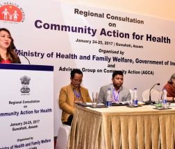 Ms Dagyir Esse, State ASHA Coordinator sharing the state updates on CAH in Arunachal Pradesh