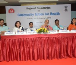 Dr M Prakasamma, Member AGCA moderating the state presentations on CAH