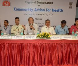 Dr Narendra Gupta, Member AGCA moderating the state presentations on the implementation and innovations on CAH